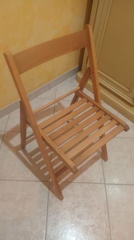 20 sedie in legno richiudibili