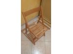 20 sedie in legno richiudibili