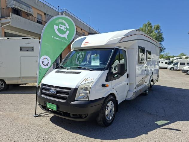 CAMPER BURSTNER FORD SEMINTEGRALE SEMIDINETTE LETTO FRANCESE CLIMATIZZATORE FOTOVOLTAICO CAMPEGGIO USATI GENERALI 1704 - Foto 2