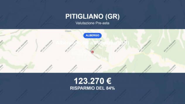 Immobile in asta di 1337 m² in vendita a Pitigliano