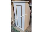 Bancone reception da 60 cm boiserie bianco cornice oro con spedizione