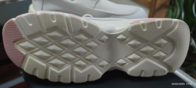 SCARPE BIANCHE COI LACCI DA DONNA - Foto 6