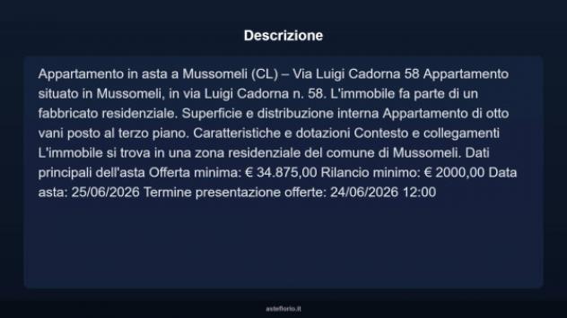 Immobile in asta di 120 m² con più di 5 locali in vendita a Mussomeli - Foto 9