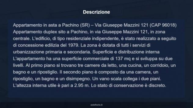 Immobile in asta di 137 m² con più di 5 locali in vendita a Pachino - Foto 14