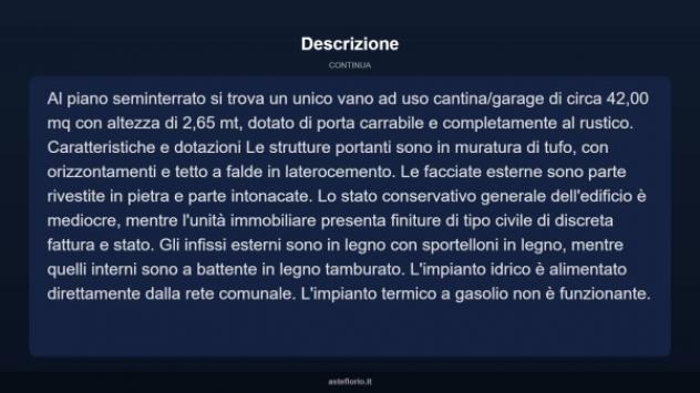 Immobile in asta di 105 m², box auto in vendita a Pescorocchiano - Foto 16