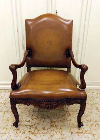 Poltrona Trono In Noce