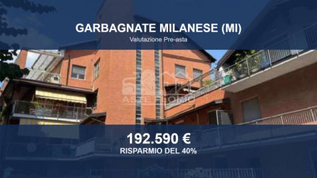 Immobile in asta di 118 m², box auto in vendita a Garbagnate Milanese