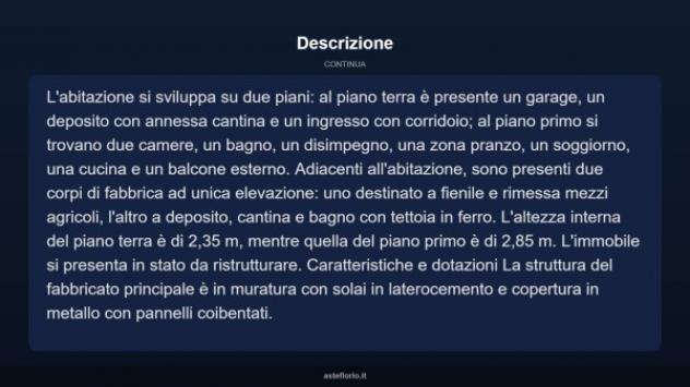 Immobile in asta di 320 m² con più di 5 locali e box auto in vendita a Pignataro Interamna - Foto 11