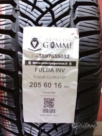 2 gomme 205 60 16 fulda inv a2333 - Foto 2