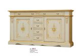 Credenzone credenza laccata avorio con dipinti con spedizione