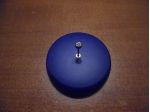 1 PIERCING NUOVO BELLISSIMO PER LABBRO BOCCA CON BRILLANTE AZZURRO SOPRA LA PALL