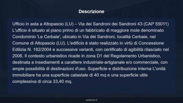 Immobile in asta di 40 m² in vendita a Altopascio - Foto 9