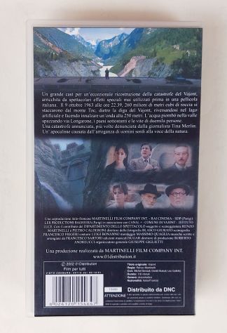 VIDEOCASSETTA VHS VAJONT REGIA DI RENZO MARTINELLI DISTRIBUZIONE DNC01/15464 - Foto 3