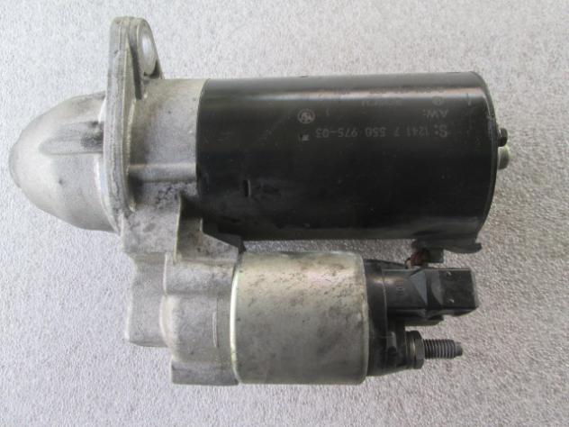 0001138002 MOTORINO AVVIAMENTO BMW SERIE 1 116 I E87 1.6 B 90KW 6M 5P (2007) RICAMBIO USATO 12417550975-03 12V