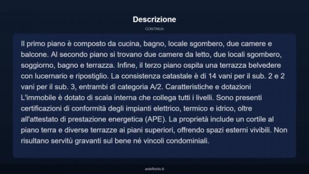 Immobile in asta di 426 m² con più di 5 locali in vendita a Nuoro - Foto 5