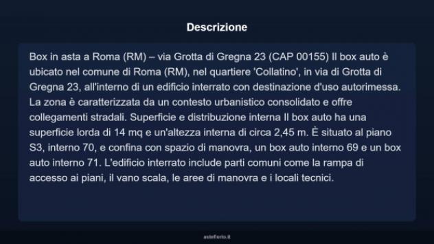 Immobile in asta di 14 m² in vendita a Roma - Foto 4