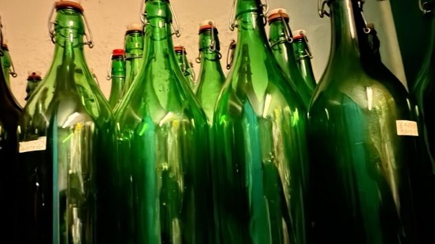 100 bottiglioni in vetro da 2 litri – con tappo meccanico - Foto 4