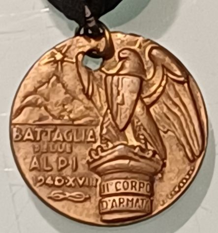 medaglia commemorativa della Battaglia delle Alpi 1940. - Foto 6