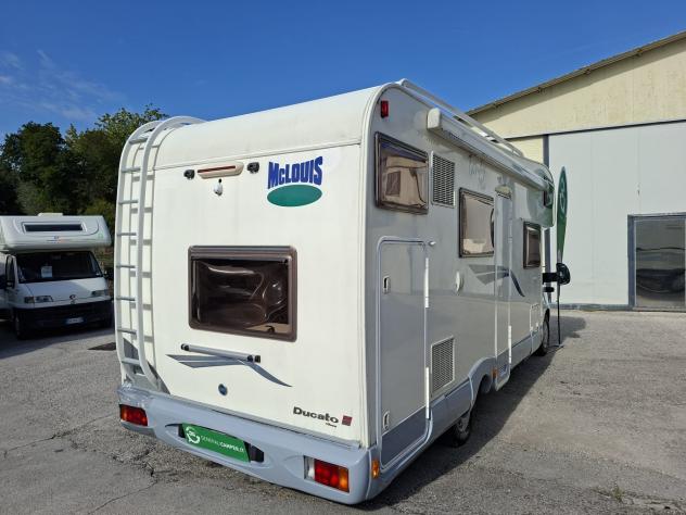CAMPER MCLOIUS DUCATO MANSARDATO 7 POSTI DOPPIA DINETTE CLIMATIZZATORE LETTI CASTELLO FOTOVOLTAICO CAMPEGGIO USATI GENERALI 1815 - Foto 4