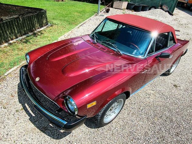 Fiat 124 Spider 2000 Rosso Ciliegia Interni Neri CRS Anno 1981