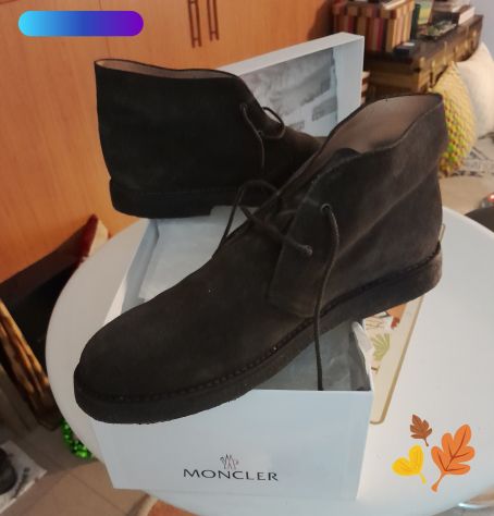 moncler desert boot marrone - Foto 4