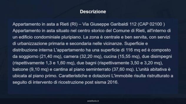 Immobile in asta di 116 m² in vendita a Rieti - Foto 4