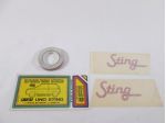 4338 KIT STRISCIE MODANATURE ADESIVE ALLESTIMENTO "STING" ROSSO FIAT UNO 1. &hellip;