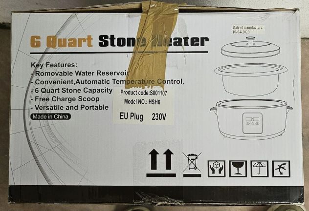 QUART DIGITAL HOT STONE HEATER+MASSAGE Kit 45 pcs/set pietre basaltiche - Foto 8