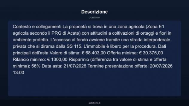 Immobile in asta di 7866 m² in vendita a Acate - Foto 13