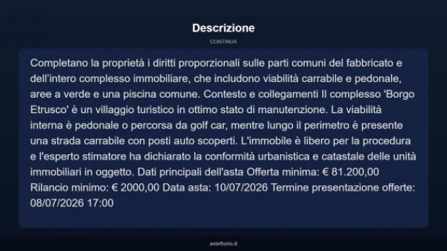 Immobile in asta di 65 m², box auto in vendita a Scarlino - Foto 17