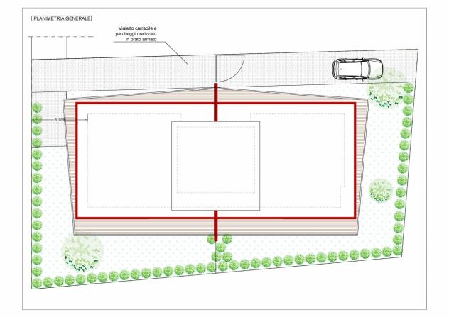 CINQUALE, vendesi in esclusiva di vendita 2 villette indipendenti e affiancate di nuova costruzione (bioedilizia) con giardino, terrazza e solarium: s - Foto 15