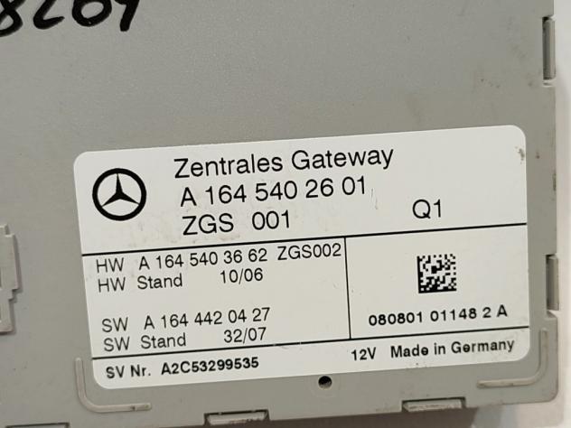 CENTRALINA GATEWAY MERCEDES ML W164 3° Serie A1645402601 diesel 2987 (0511) - Foto 2