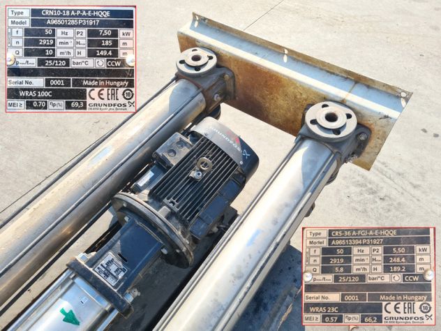 pompe centrifughe verticali acqua usate - Foto 10