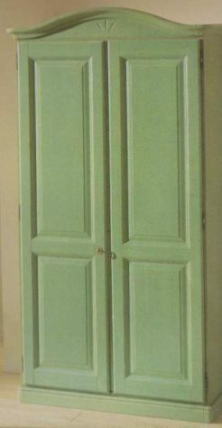 Camere in Legno: Armadi 2 Ante Curvi Verde Nuovi Prezzo Fabbrica
