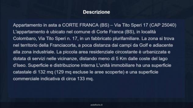 Immobile in asta di 132 m² con più di 5 locali in vendita a Corte Franca - Foto 4