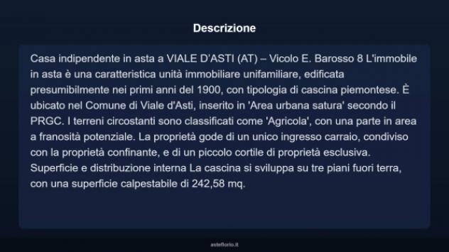 Immobile in asta di 242 m² con più di 5 locali in vendita a Viale - Foto 4