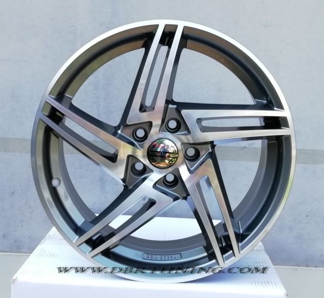 Cerchi lega 18 TM001 Antracite Mirror AUDI SKODA VW - Foto 2