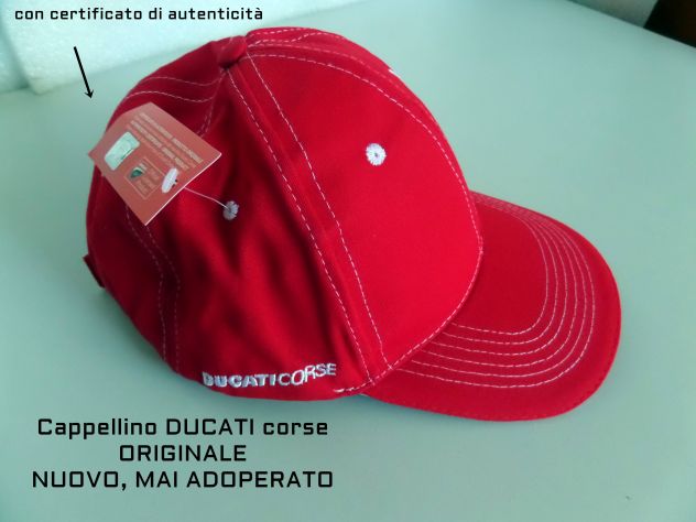Cappellino DUCATI corse ORIGINALE , NUOVO (mai indossato)