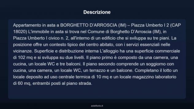 Immobile in asta di 102 m² con più di 5 locali in vendita a Alassio - Foto 3