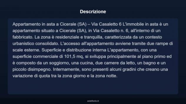 Immobile in asta di 101 m² con più di 5 locali in vendita a Cicerale - Foto 9