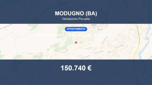 Immobile in asta di 120 m², box auto in vendita a Modugno