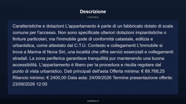 Immobile in asta di 140 m² con più di 5 locali in vendita a Nova Siri - Foto 12