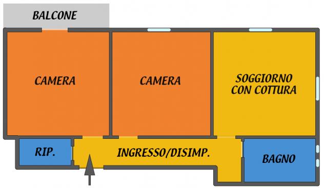 Trilocale in affitto a Bologna