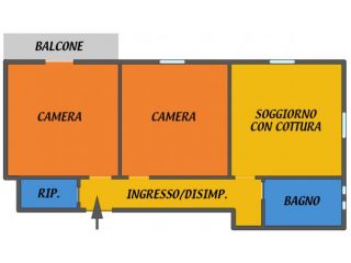 Trilocale in affitto a Bologna