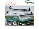 BMW 3200 CS Bertone bumpers (1962-1965) by stainless steel new