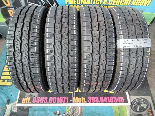 4 gomme usate michelin 205 65 16c 107/105t invernali