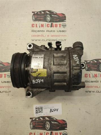 COMPRESSORE A/C VOLVO XC60 1° Serie 31250519 D5244T4 diesel 2401 (0818)