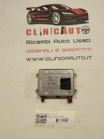 AMPLIFICATORE ANTENNA AUDI A4 Berlina (8E) 8E0035456B BRB (0407)