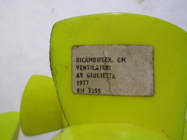 3136613046 VENTOLA RAFFREDDAMENTO MOTORE RICAMBIFLEX ALFA ROMEO GIULIETTA 1.6 B RICAMBIO NUOVO COMPATIBILE CON ALFETTA ALFA ROEMO 33 ALFASUD) - Foto 3