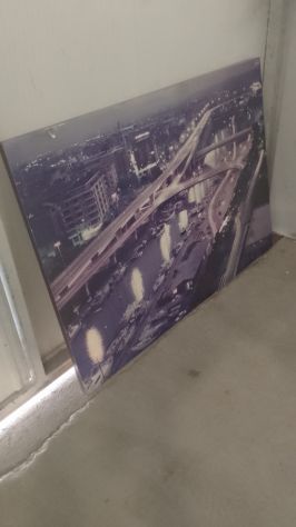 Quadro in legno con stampa su legno "Pescara di notte"